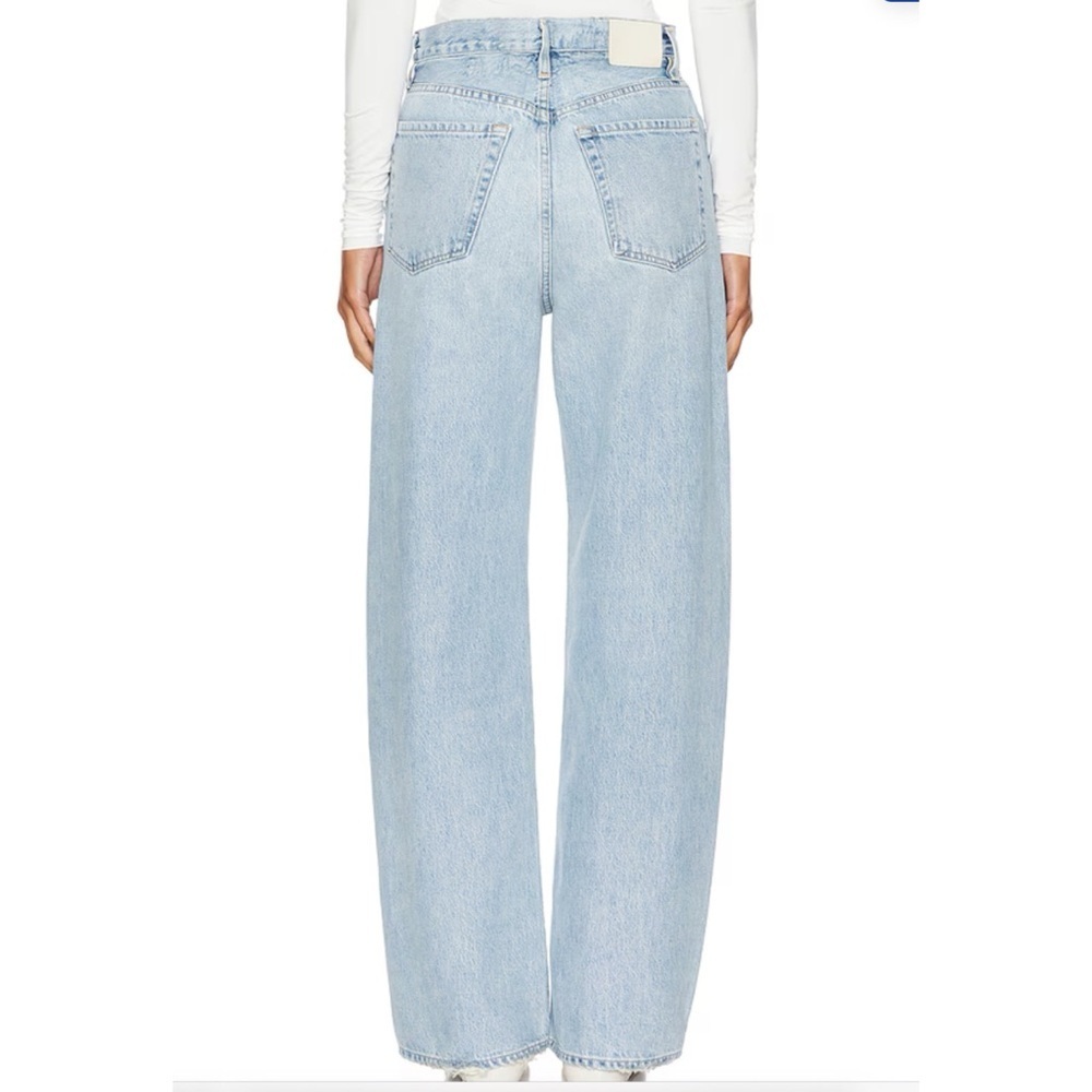 Citizens of Humanity Gwendoline Scrunch Wide Leg Jeans Dakota Blue 24 - Picture 16 of 17